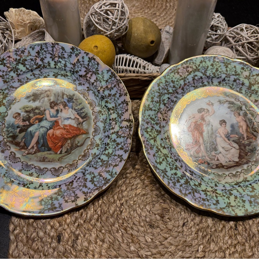Vintage Reinecke 1796 Plates - Set of 2